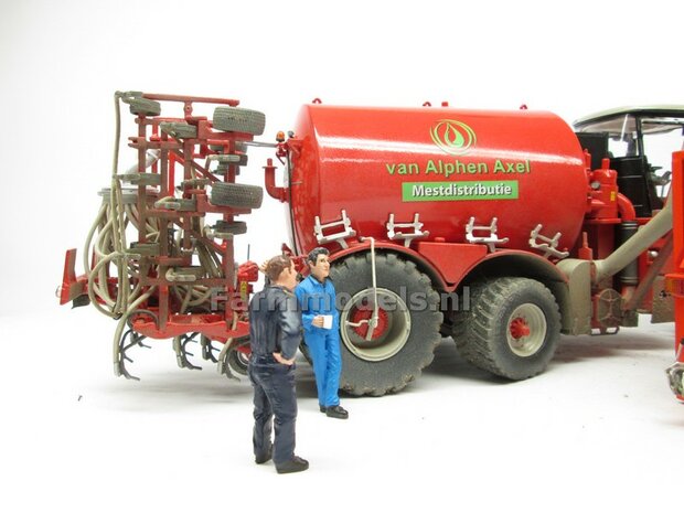 Rebuilt, Dirty &amp; ND: DIRTY VERVAET Hydro Trike XL, TANK NAADLOOS + van Alphen Axel LOGO 1:32 Marge Models  MM1819-ALPHEN-RB-5