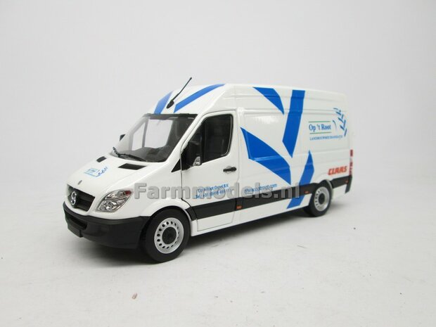 Op &#039;t Root Service Custom Made Mercedes-Benz Sprinter WIT + opdruk Op &#039;t Root L.M.B. Service 1:32  MM1905-01-R 