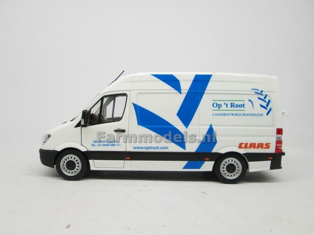 Op &#039;t Root Service Custom Made Mercedes-Benz Sprinter WIT + opdruk Op &#039;t Root L.M.B. Service 1:32  MM1905-01-R 