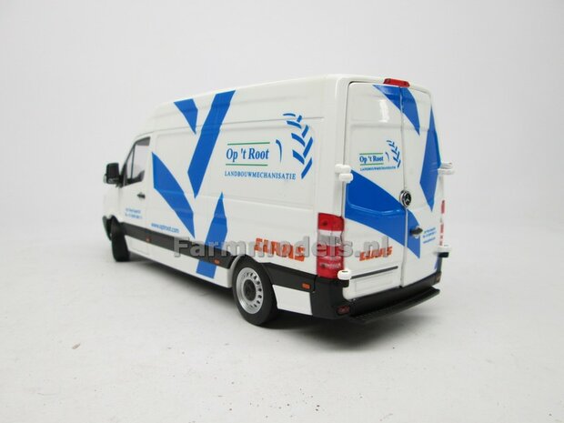 Op &#039;t Root Service Custom Made Mercedes-Benz Sprinter WIT + opdruk Op &#039;t Root L.M.B. Service 1:32  MM1905-01-R 