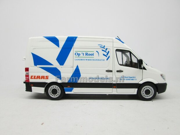 Op &#039;t Root Service Custom Made Mercedes-Benz Sprinter WIT + opdruk Op &#039;t Root L.M.B. Service 1:32  MM1905-01-R 