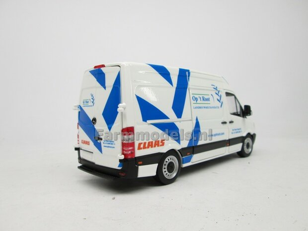 Op &#039;t Root Service Custom Made Mercedes-Benz Sprinter WIT + opdruk Op &#039;t Root L.M.B. Service 1:32  MM1905-01-R 