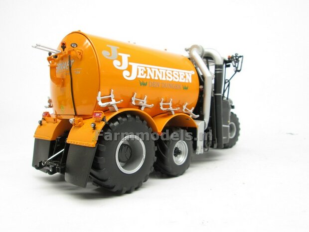 Rebuilt ND-VERVAET Hydro Trike XL, ZWART CHASSIS &amp; GELE TANK + Jennissen LOGO 1:32 Marge Models  MM1820-JENNISSEN-5