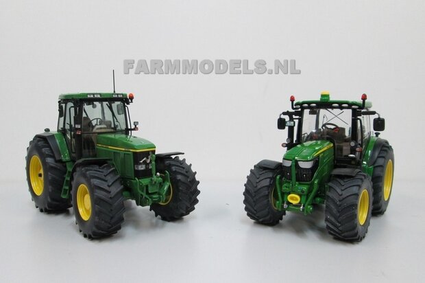 326. John Deere 7810 brede banden en realistische achterhef