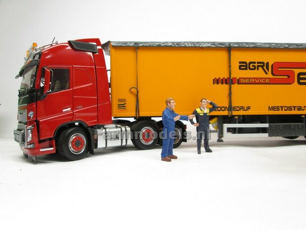 BECO Hoogkiepbak  / Volume bak BOUWKIT geschikt voor koppeling snelwissels 55001 t/m 55050 &amp; Volvo VAB-STD 1:32 (HTD)