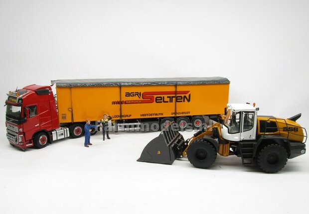 BECO Hoogkiepbak  / Volume bak BOUWKIT geschikt voor koppeling snelwissels 55001 t/m 55050 &amp; Volvo VAB-STD 1:32 (HTD)