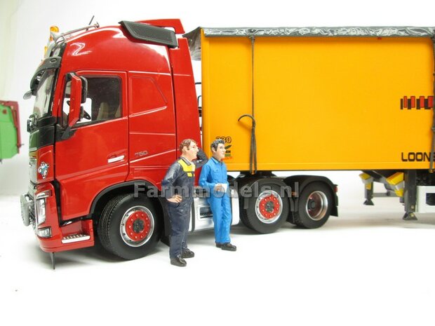 BECO Hoogkiepbak  / Volume bak BOUWKIT geschikt voor koppeling snelwissels 55001 t/m 55050 &amp; Volvo VAB-STD 1:32 (HTD)