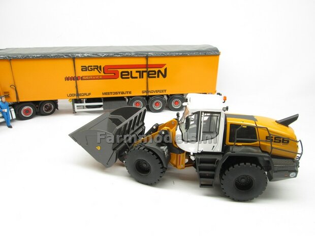 BECO Hoogkiepbak  / Volume bak BOUWKIT geschikt voor koppeling snelwissels 55001 t/m 55050 &amp; Volvo VAB-STD 1:32 (HTD)