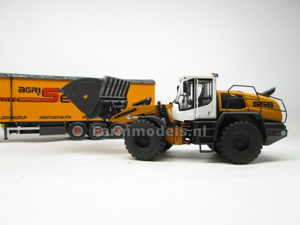 BECO Hoogkiepbak  / Volume bak BOUWKIT geschikt voor koppeling snelwissels 55001 t/m 55050 &amp; Volvo VAB-STD 1:32 (HTD)