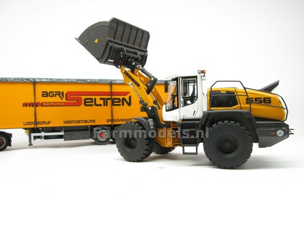 BECO Hoogkiepbak  / Volume bak BOUWKIT geschikt voor koppeling snelwissels 55001 t/m 55050 &amp; Volvo VAB-STD 1:32 (HTD)