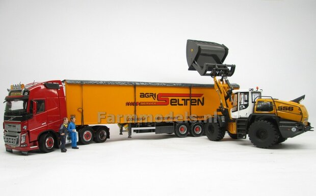 BECO Hoogkiepbak  / Volume bak BOUWKIT geschikt voor koppeling snelwissels 55001 t/m 55050 &amp; Volvo VAB-STD 1:32 (HTD)