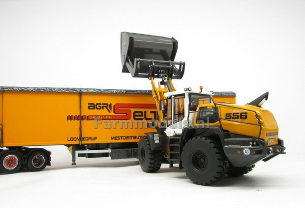 BECO Hoogkiepbak  / Volume bak BOUWKIT geschikt voor koppeling snelwissels 55001 t/m 55050 &amp; Volvo VAB-STD 1:32 (HTD)