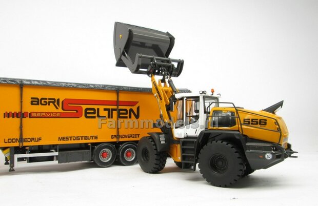 BECO Hoogkiepbak  / Volume bak BOUWKIT geschikt voor koppeling snelwissels 55001 t/m 55050 &amp; Volvo VAB-STD 1:32 (HTD)