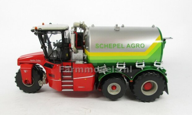 Rebuilt &amp; ND:VERVAET Hydro Trike XL + NAADLOZE MEERKLEUREN TANK &amp; SCHEPEL AGRI LOGO 1:32  MM1819-SCHEPEL-RB-5