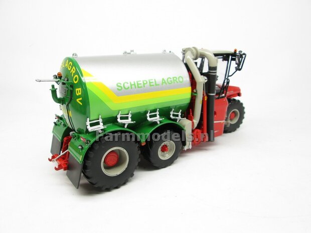 Rebuilt &amp; ND:VERVAET Hydro Trike XL + NAADLOZE MEERKLEUREN TANK &amp; SCHEPEL AGRI LOGO 1:32  MM1819-SCHEPEL-RB-5