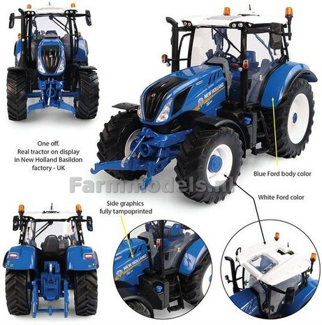 HERITAGE BLUE New Holland T6.180 &quot;Heritage Blue Edition&quot; 1:32 Universal Hobbies UH6234