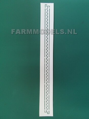 2x Messenbalk t.b.v. Farmmodels Maaikorf of graan maai bord Dorser  1:32