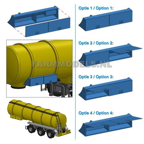 COMBISET: Mestoplegger + SuperSingle Banden + Monstercabinet + Opbergkistenset (VMA / D-Tec) 3 asser mest trailer 1:32 SUPERSTUNTPRIJS                       S (HTD)                 