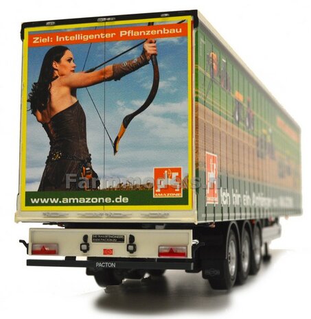 AMAZONE PACTON Schuifzeil Trailer + FREE GIFT 1:32 Marge Models MM1902-01-06   