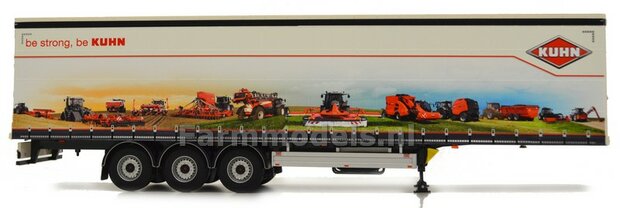 KUHN PACTON Schuifzeil Trailer + FREE GIFT 1:32 Marge Models MM1902-01-05 