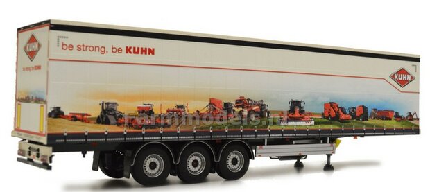 KUHN PACTON Schuifzeil Trailer + FREE GIFT 1:32 Marge Models MM1902-01-05 