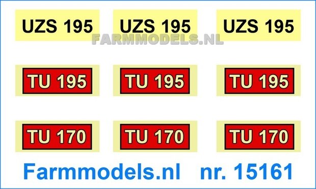 VIC-15161 VICON TRIOLIET Type sticker set 1:32