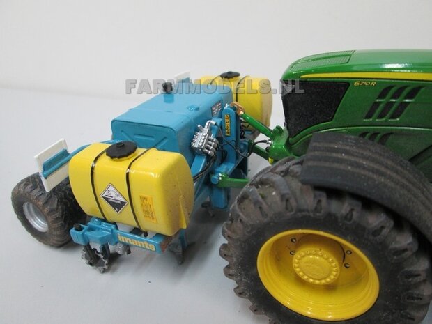 331. John Deere 6210R met Imants Grondontsmetting Spitmachine 1:32