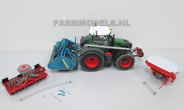 042. Fendt 828 met Imants spitter en Kuhn zaaicombinatie 1:32