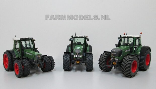 064. Fendt 515 met rondom cultuur  dubbellucht + 2 grote broers