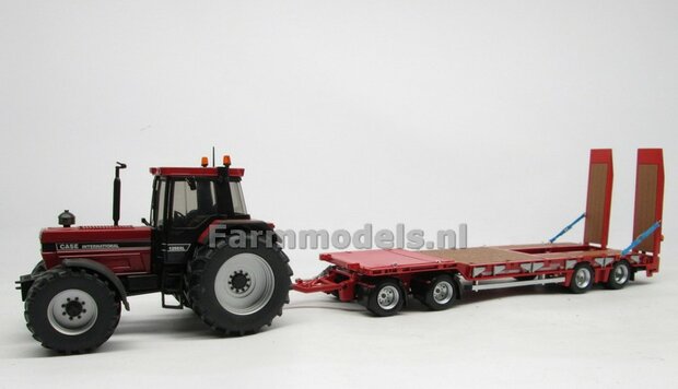 RED Nooteboom ASDV-40-22 getrokken dieplader + Free Gift Decals (long vehicle) 1:32 AT-Collections AT3200139  