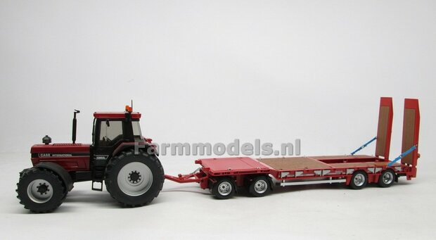 RED Nooteboom ASDV-40-22 getrokken dieplader + Free Gift Decals (long vehicle) 1:32 AT-Collections AT3200139  