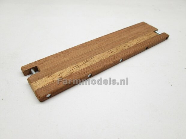 Draglineschot 125 mm x 32 mm x 4.4 mm handgemaakt/ authentiek 1:32  