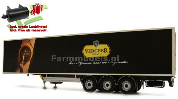 VERGEER KAAS PACTON Schuifzeil Trailer + FREE GIFT 1:32 Marge Models MM1903-01-01   