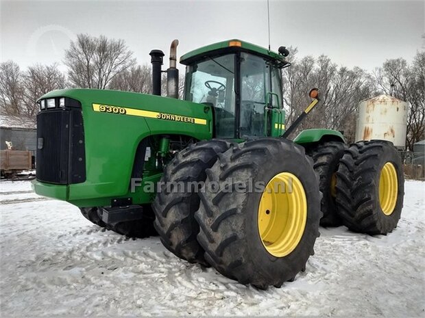 John Deere 9400 type stickers geschikt voor ERTL Precision JD 9420T Pr&eacute;-Cut Decals 1:32 Farmmodels.nl 