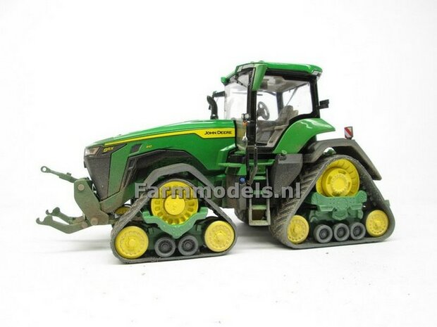 John Deere 8RX 410 type stickers geschikt voor de Britains JD 8RX 410  Pr&eacute;-Cut Decals 1:32 Farmmodels.nl 