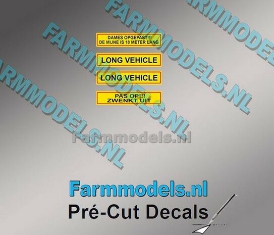 ANTRACIET Nooteboom ASDV-40-22 getrokken dieplader + Free Gift Decals 1:32 AT-Collections AT3200139GY