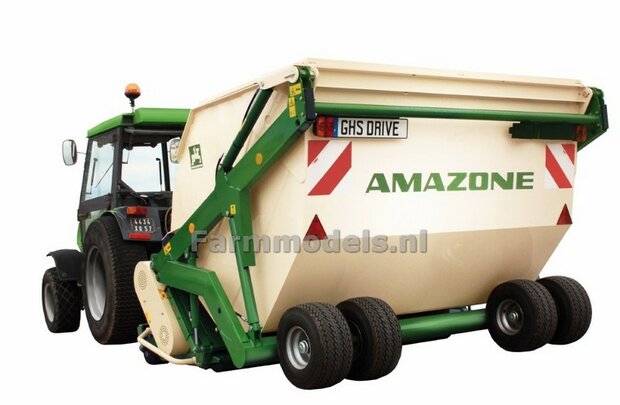 AMAZONE alleen GROEN 2x decals 10 mm hoog 1:32 Farmmodels.nl 