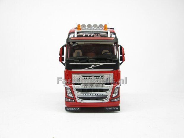 VOLVO 25 YEAR EDITION stickers, t.b.v. cabine zijkanten en dakrand, gemaakt op Transparante folie, perfect voor o.a. MarGe Models Volvo FH16 serie modellen Pr&eacute;-Cut Decals 1:32 Farmmodels.nl 