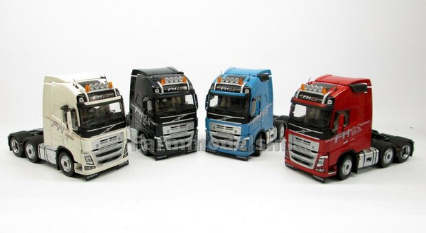 VOLVO 25 YEAR EDITION stickers, t.b.v. cabine zijkanten en dakrand, gemaakt op Transparante folie, perfect voor o.a. MarGe Models Volvo FH16 serie modellen Pr&eacute;-Cut Decals 1:32 Farmmodels.nl 