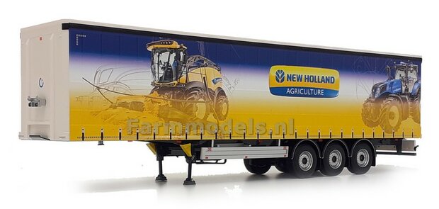 NEW HOLLAND PACTON Schuifzeil Trailer + FREE GIFT 1:32 Marge Models MM1902-01-08