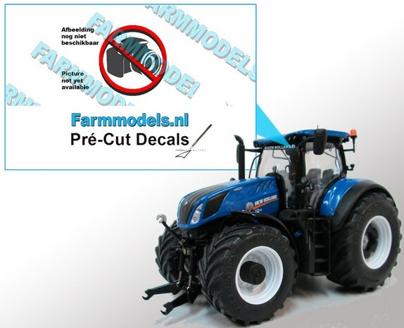 2x &quot;Kheb TIET ZAT, en gij?&quot; voorruit sticker GRIJS/ BLAUW op ZWARTE achtergrond 40 mm breed Pr&eacute;-Cut Decals 1:32 Farmmodels.nl 