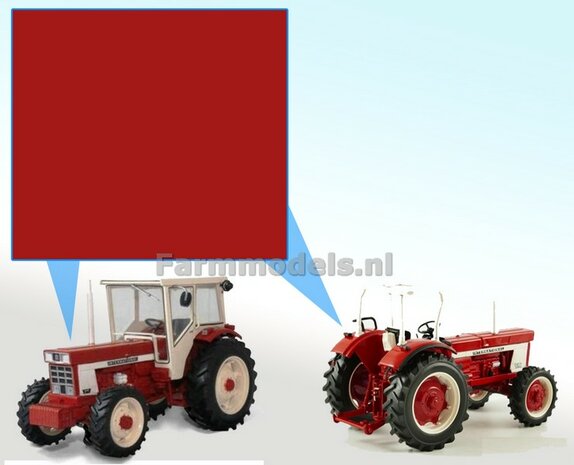 IH International 1046 Replicagri ROOD Farmmodels series Spuitbus / Spraypaint - Farmmodels series = Industrie lak, 400ml. ook voor schaal 1:1   