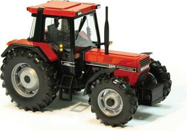 CASE IH logo met koplampen, o.a. passend op Case 1056XL Britains, nu incl. CASE IH RVS kentekenplaat stickerset Pr&eacute;-Cut Decals 1:32 Farmmodels.nl 