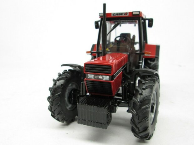 CASE IH logo met koplampen, o.a. passend op Case 1056XL Britains, nu incl. CASE IH RVS kentekenplaat stickerset Pr&eacute;-Cut Decals 1:32 Farmmodels.nl 