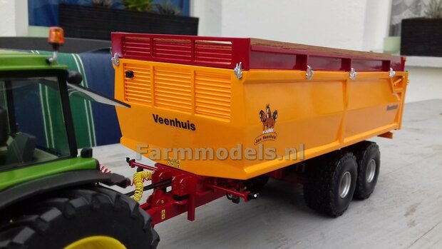 Jan Veenhuis Tandem as Landbouw Kipper JVLK 19000 Bouwpakket 1:32 (HTD)  SUPERSALE             