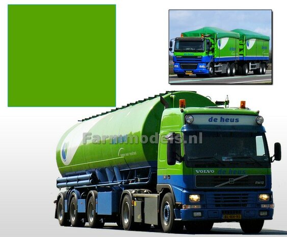 De Heus Brokking GROEN Spuitbus / Spraypaint - Farmmodels series = Industrie lak, 400ml. ook voor schaal 1:1 zeer geschikt!! 