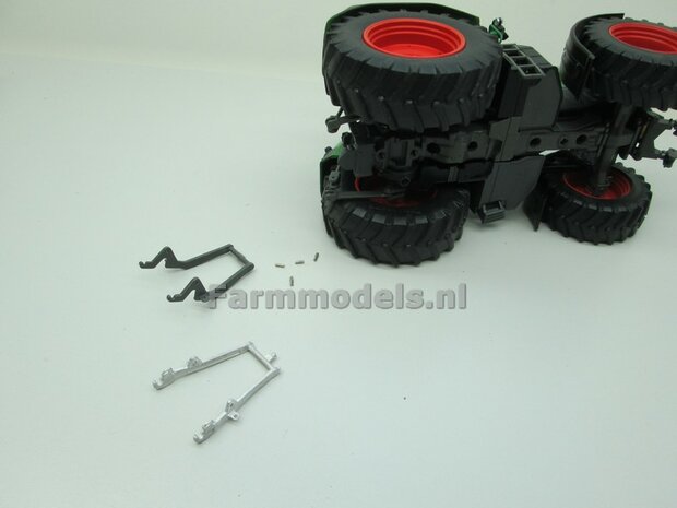 Heflatten set Weise Toys Upgrade, Die Cast Blanc geleverd, lengte ong. 35,3 mm, geschikt voor o.a. Fendt 927/ 930 Weise Toys  1:32                        