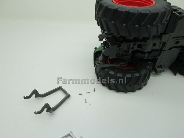 Heflatten set Weise Toys Upgrade, Die Cast Blanc geleverd, lengte ong. 35,3 mm, geschikt voor o.a. Fendt 927/ 930 Weise Toys  1:32                        