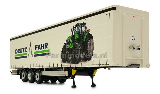 DEUTZ PACTON Schuifzeil Trailer + FREE GIFT 1:32 Marge Models MM1902-01-09 