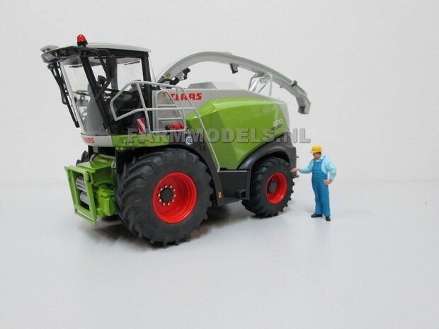 &Oslash; 47 x 20.5mm: Claas Jaguar 860/ 870 WIKING: Brede (achteras) banden + ALUMINIUM VELGEN BLANK geleverd 1:32 Farmmodels Custom Line Series 